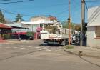 Fueron instalados los nuevos semáforos en la esquina de Mitre y 25 de mayo
