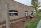 Avanza la obra de construcción de aulas que realiza el Municipio en la Escuela Agraria de Bajo Hondo