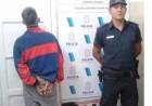 Un delincuente fue detenido por robo de mercadería