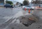 Corte de tránsito en Alberdi y Roca, por falta de finalización en obra de ABSA