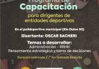 El Municipio de Coronel Rosales ofrece capacitación gratuita para dirigentes de entidades deportivas 