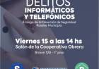 El Municipio invita a los adultos mayores a nueva charla de prevención sobre cybercrimen y estafas
