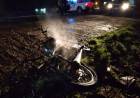 Una mujer herida tras un siniestro con su moto en ruta 3