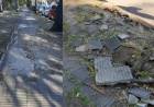 Piden que se reparen las veredas por que dificultan el acceso al Parque Sarmiento