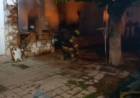 Bomberos Voluntarios acudieron al incendio de una vivienda