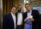 El Intendente electo Rodrigo Aristimuño fue recibido por el Gobernador Axel Kicillof