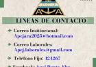 APCJ informa a sus afiliados las actividades de fin de año