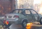 Pérdidas totales en el incendio de un auto tras un desperfecto eléctrico