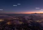 Inusual espectáculo: seis planetas se alinearán y podrán verse a simple vista