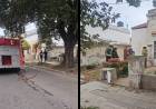 Bomberos Voluntarios acudieron al principio de incendio de una vivienda en Alberdi al 200