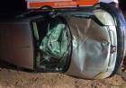 Se dirigían a Punta Alta por la ruta 3, chocaron un caballo y terminaron volcando