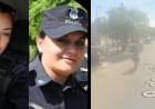 Dos policías salvaron la vida de un hombre que quería saltar desde un balcón
