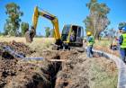 Reactivan una obra clave para el abastecimiento de agua