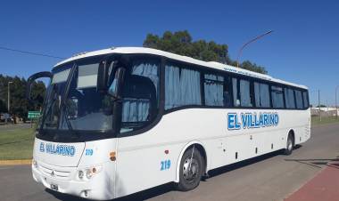 El Villarino presta el servicio de transporte a Monte Hermoso