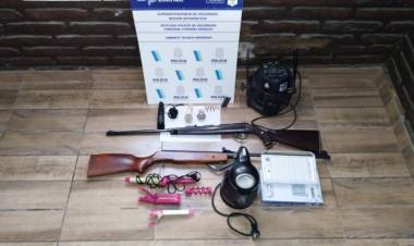 Se realizó un allanamiento con saldo positivo en un domicilio de San Martín al 1000