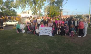 Se realizó la Caminata Saludable de Lalcec Punta Alta