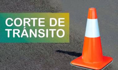 Este lunes habrá un corte de tránsito en un sector de la ciudad