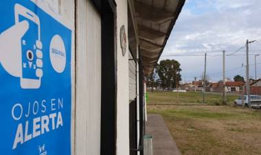 Se siguen realizando capacitaciones del programa "Ojos en alerta" en Coronel Rosales