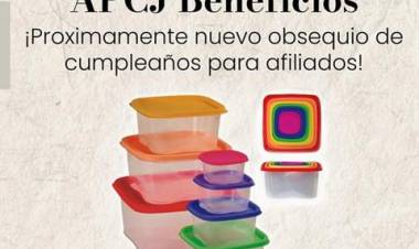 Desde APCJ informan que habrá un nuevo obsequio de cumpleaños para sus afiliados