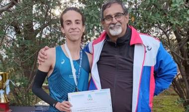 Atletismo: El Puntaltense Mateo Ledesma consiguió una medalla de oro en el Torneo Nacional