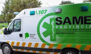 Un motociclista herido tras un accidente de tránsito