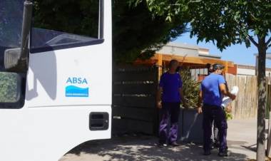 ABSA: Siguen con los trabajos en el servicio para Punta Alta