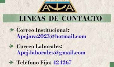 APCJ informa sobre sus medios de contacto