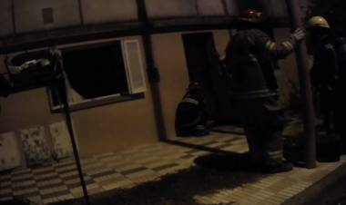 Incendio en la habitación de una vivienda