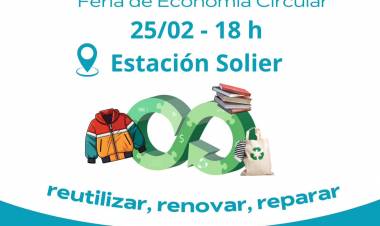 Se realizará la primer feria circular en la Estación Solier
