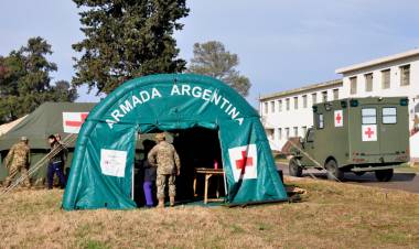 El trabajo del Batallón Comando y Apoyo Logístico en el ejercicio “Protección I- 2024”