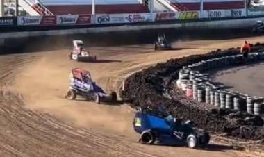 Midget: Se corrió la primer fecha del Invernal 2024 con representantes rosaleños