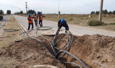Se realizará un corte de calles por la obra de tendido eléctrico en un sector de la ciudad
