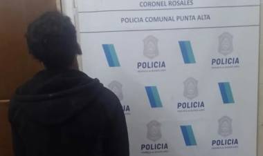 Detuvieron a un hombre por causar disturbios, golpear a policías y dañar el patrullero