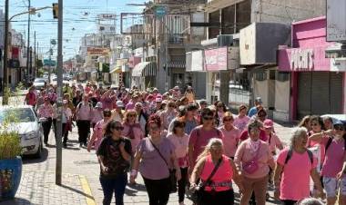 LALCEC hizo una nueva caminata por la vida en Punta Alta