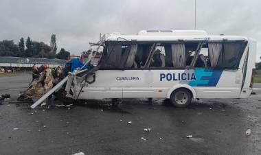 Dos policias puntaltenses fallecieron en un accidente de tránsito
