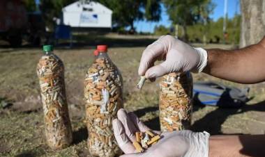 Se realizará una jornada de recolección de colillas de cigarrillos en el Parque San Martín