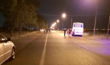 Un joven de 25 años falleció tras ser embestido por un colectivo de la línea 319 en la ruta 229