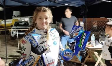 Magdalena Bouscayrol nuevamente se adjudicó una final del Internacional de Speedway