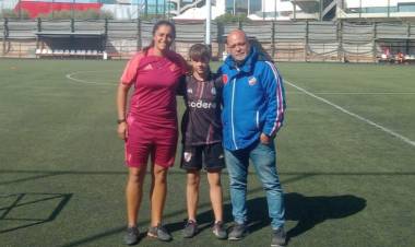 La joven futbolista Julieta Díaz fue parte de las pruebas de jugadoras en River Plate