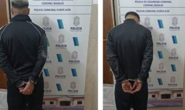 Dos delincuentes fueron detenidos cuando escapaban de la Policía