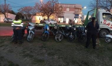 Se realizó un operativo de control y se secuestraron vehículos