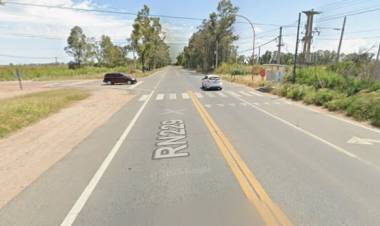 Dos jóvenes fueron hospitalizadas tras caer de una moto en el cruce de Ruta 229 y acceso a Villa del Mar