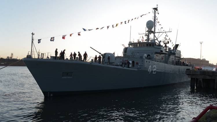 El Astillero Tandanor entregó a la Armada la corbeta ARA “Rosales” y el multipropósito ARA “Ciudad de Rosario”