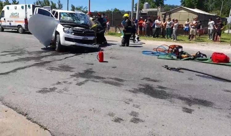 Accidente de tránsito en Ruta 229 y Río Bermejo
