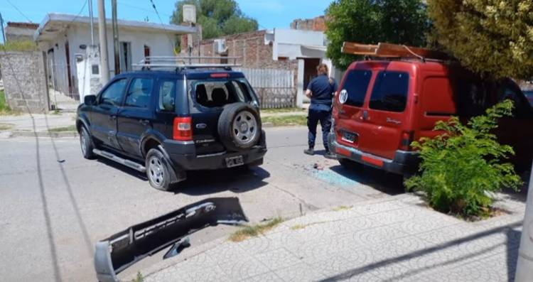 Accidente de tránsito entre vehículos