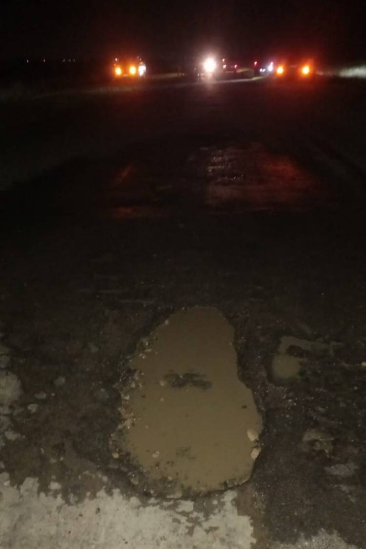 El mal estado de la ruta 3 vieja provocó otro accidente de tránsito