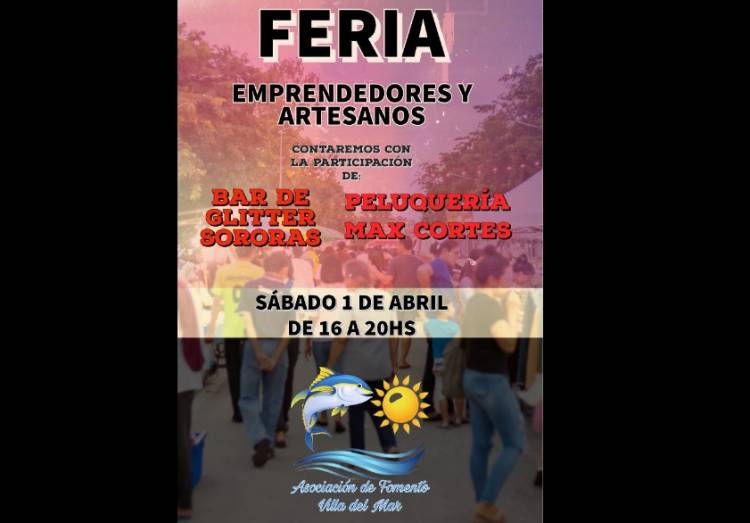 Se realizará la segunda feria de emprendedores y artesanos en Villa del Mar