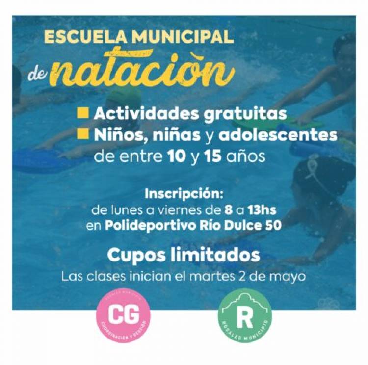 El Municipio de Coronel Rosales abre una escuela de Natación gratuita 