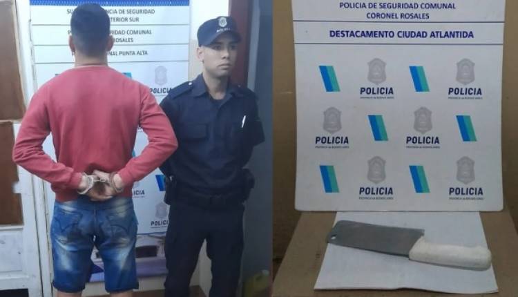Un hombre fue detenido tras herir a otro con un cuchillo