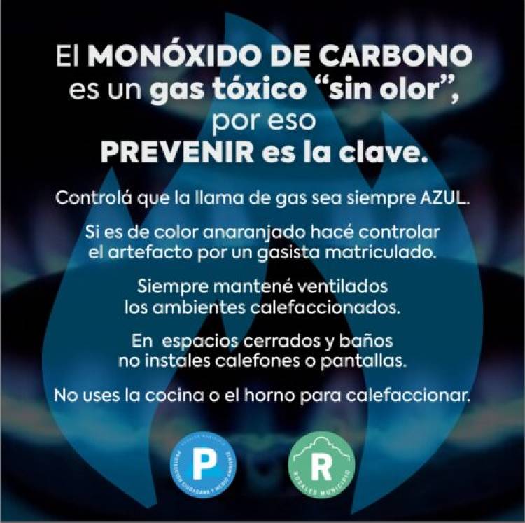 Protección Ciudadana aconseja cómo evitar intoxicaciones con monóxido de carbono